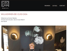 Tablet Screenshot of cleo.ch